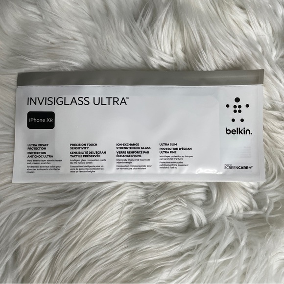 Nwt Belkin INVISIBLE Screen Protector for Apple iPhone XR - Picture 1 of 5